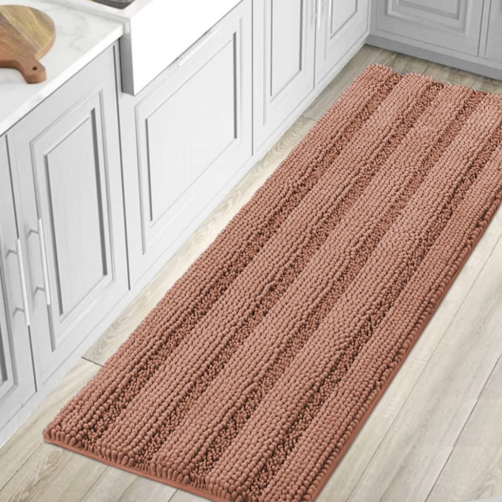 H.VERSAILTEX Extra Long Bath Rug Non Slip Plush Area Rug