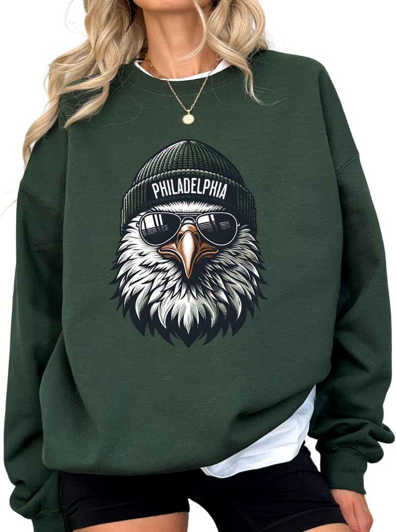 Eagle Mascot Game Day Sweatshirt for Ultimate Fan Comfort