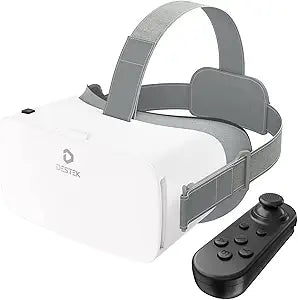DESTEK V5 VR Headset for Phone with Controller and HD Lenses