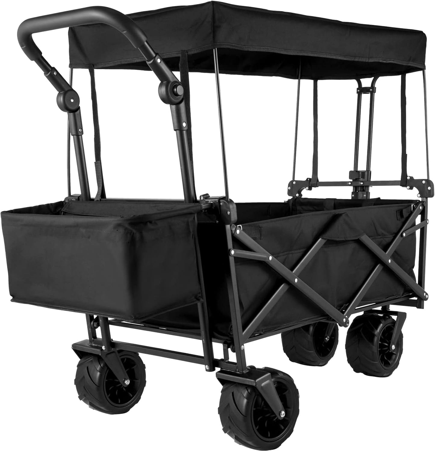 Happybuy Extra Large Collapsible Garden Cart for All Your Needs