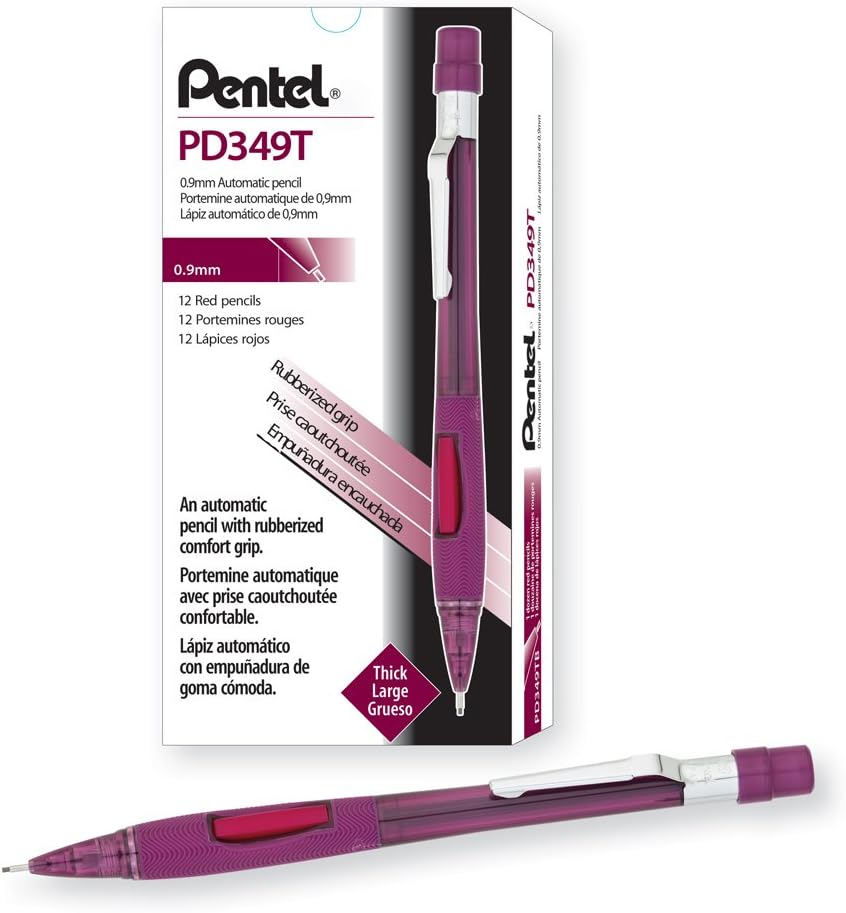 Pentel Quicker Clicker Mechanical Pencil with 0.9mm Lead Size