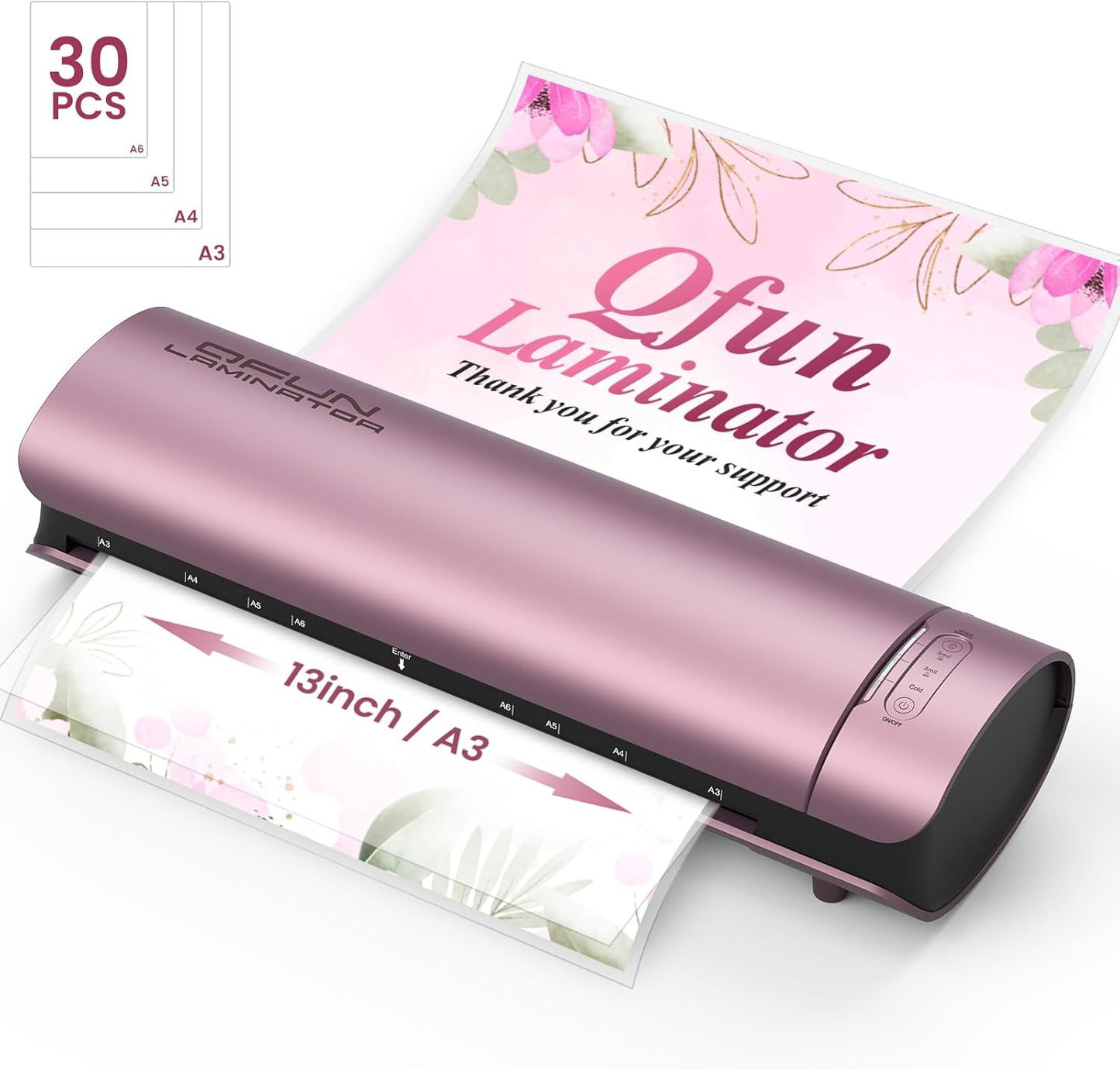 Qfun 13 Thermal Laminator - Instantly Preserve Documents