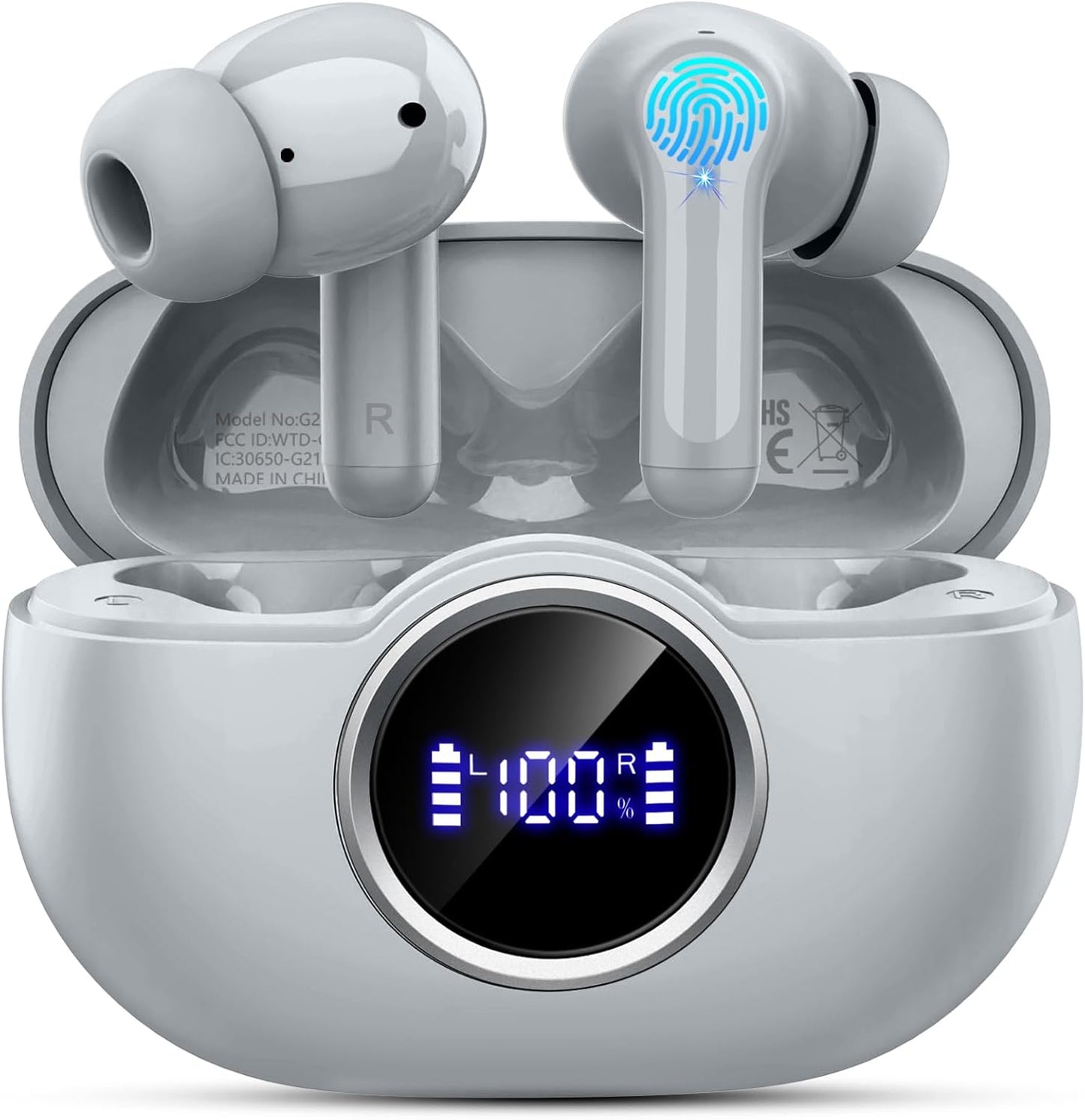 Wireless Earbuds with 3D Bass and Noise Cancelling Features