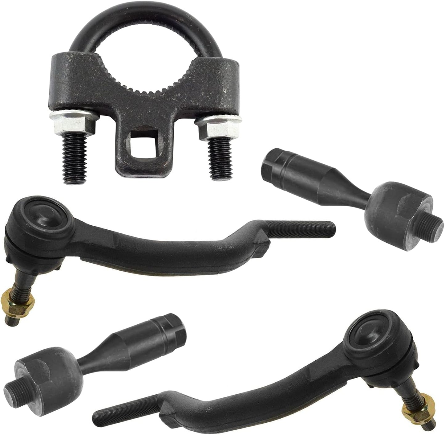 TRQ Inner Outer Tie Rod End Kit Set for Buick Chevy GMC
