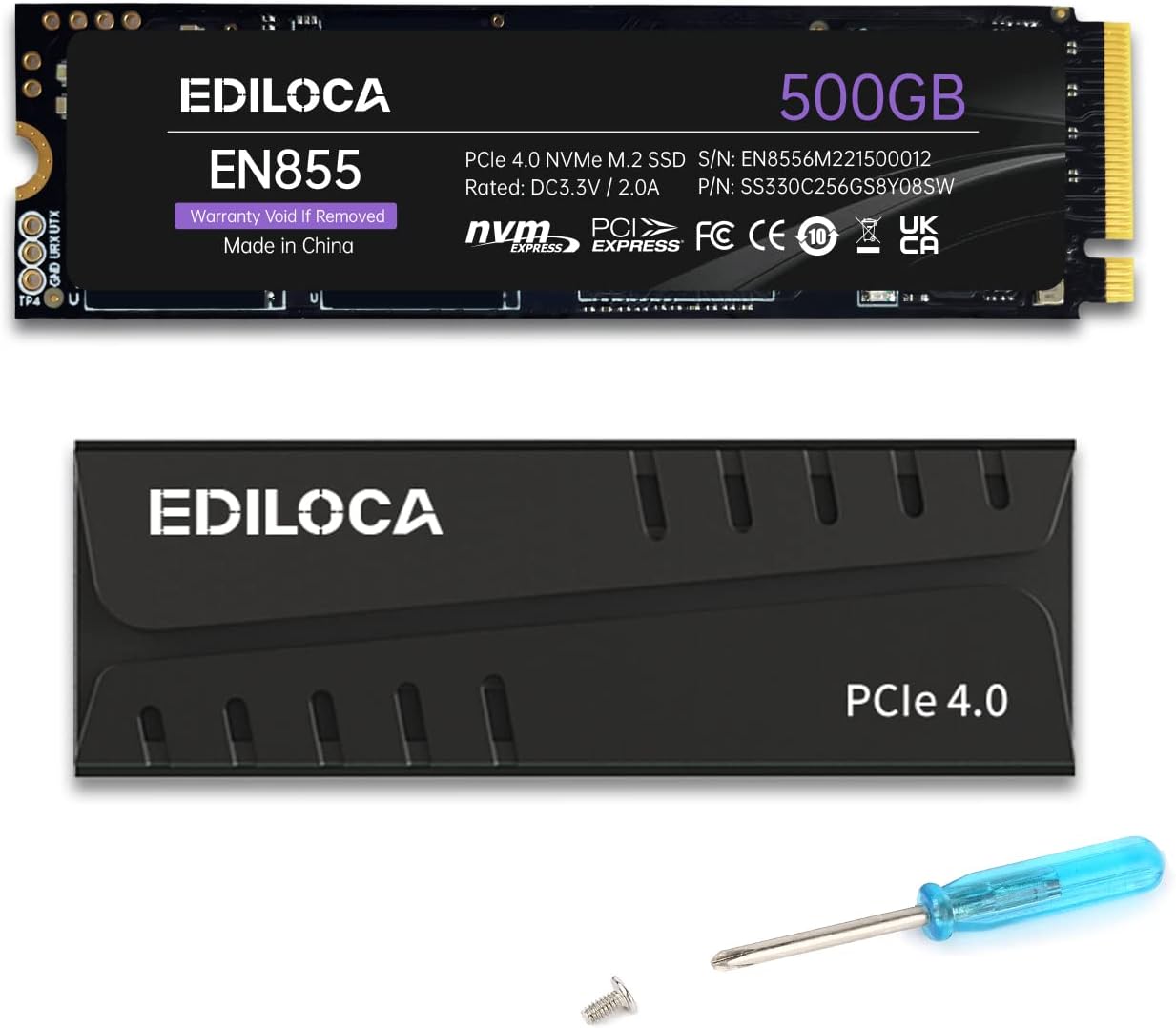 500GB PS5 SSD with Heatsink for Unmatched Gaming Performance