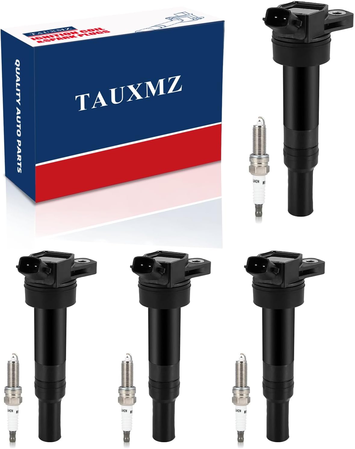 UF651 Ignition Coil Set with Double Iridium Spark Plug for Kia