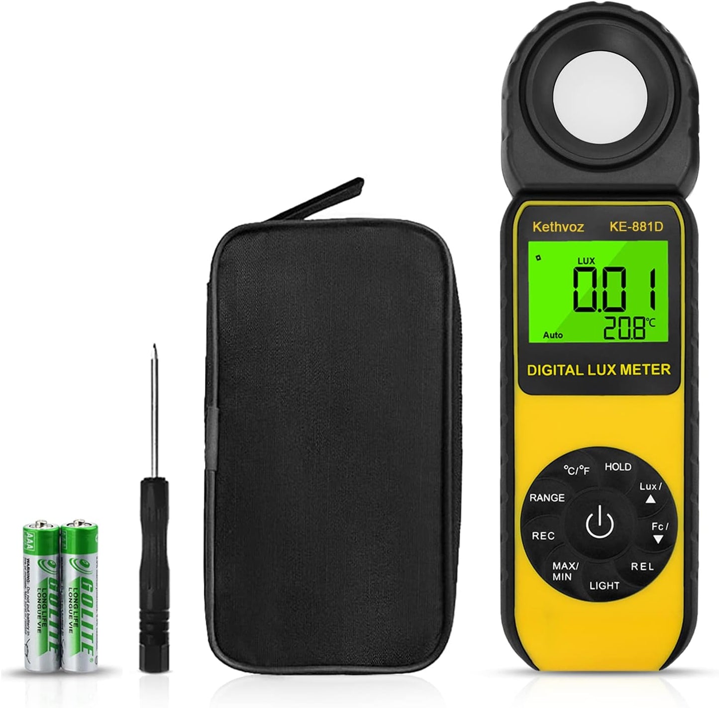 KE-881D Digital Illuminance Light Meter for Accurate Readings