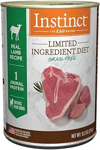 Limited Ingredient Grain Free Lamb Recipe Wet Dog Food 13.2 oz