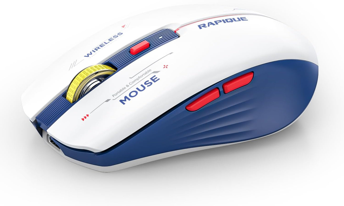 Tri-Mode Rechargeable Bluetooth Mouse for Multi-Device - RAPIQUE