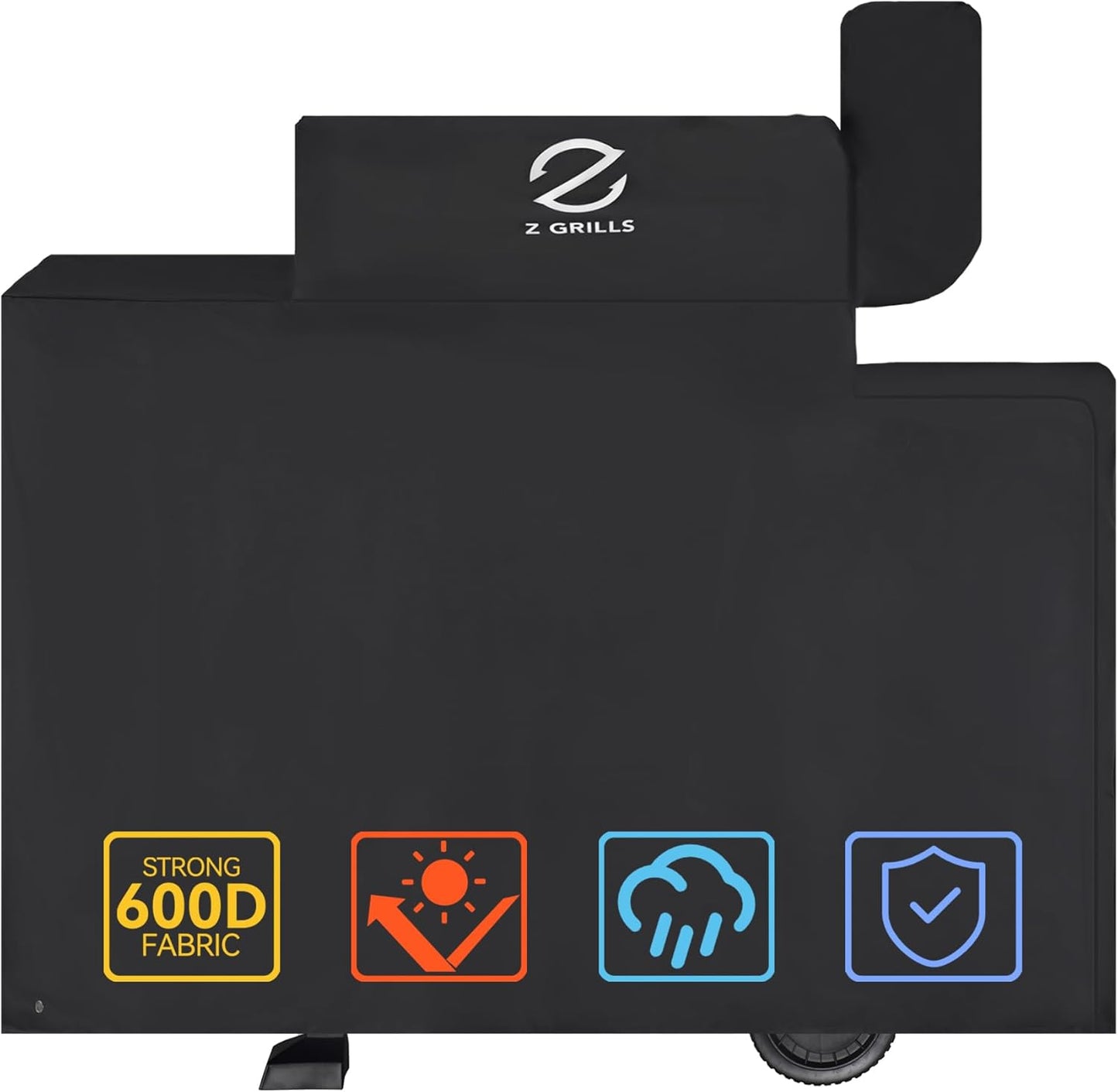 Z GRILLS 54 Inch Pellet Grill Cover - Heavy Duty Waterproof Protection
