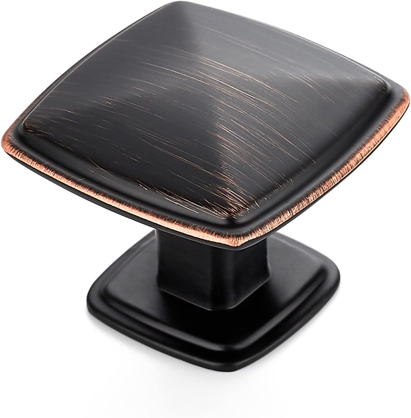 Ravinte 30 Pack Oil-Rubbed Bronze Kitchen Cabinet Square Knobs