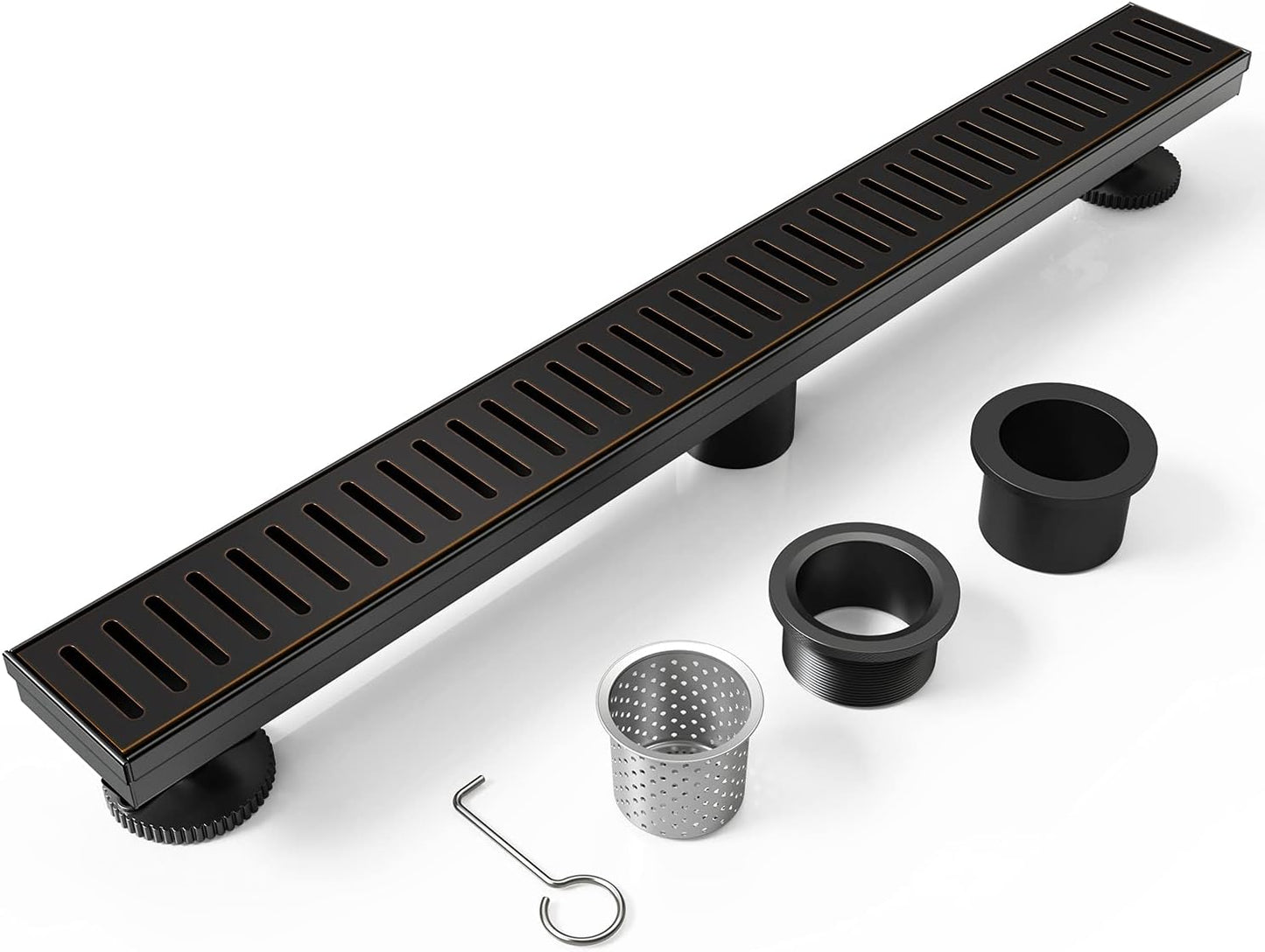 WEBANG 24 Inch Linear Shower Drain with Accessories