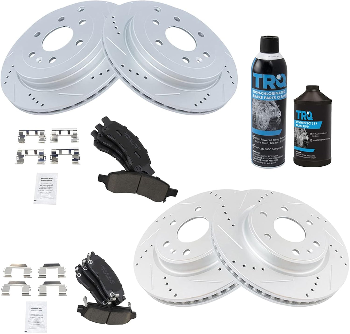 Performance Premium G-Coated Brake Pad & Rotor Kit for Acadia