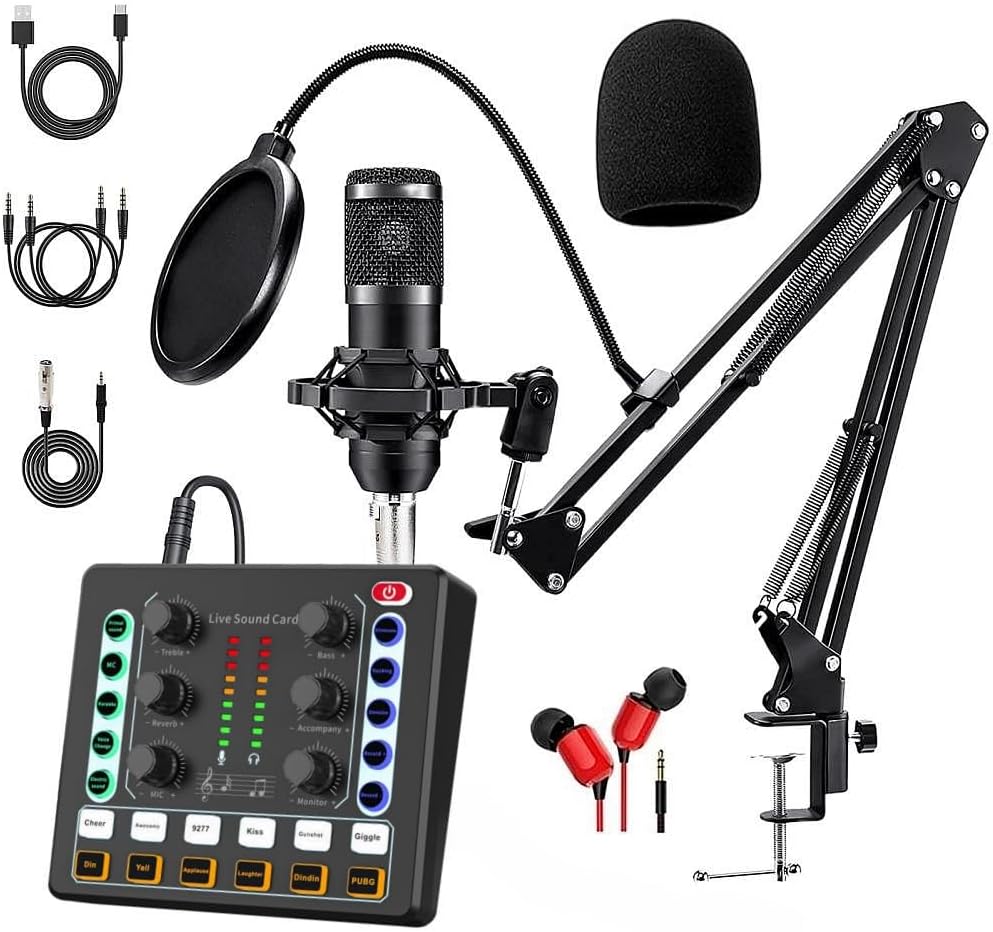 BM-800 Podcast Microphone Bundle for Streaming and Recording