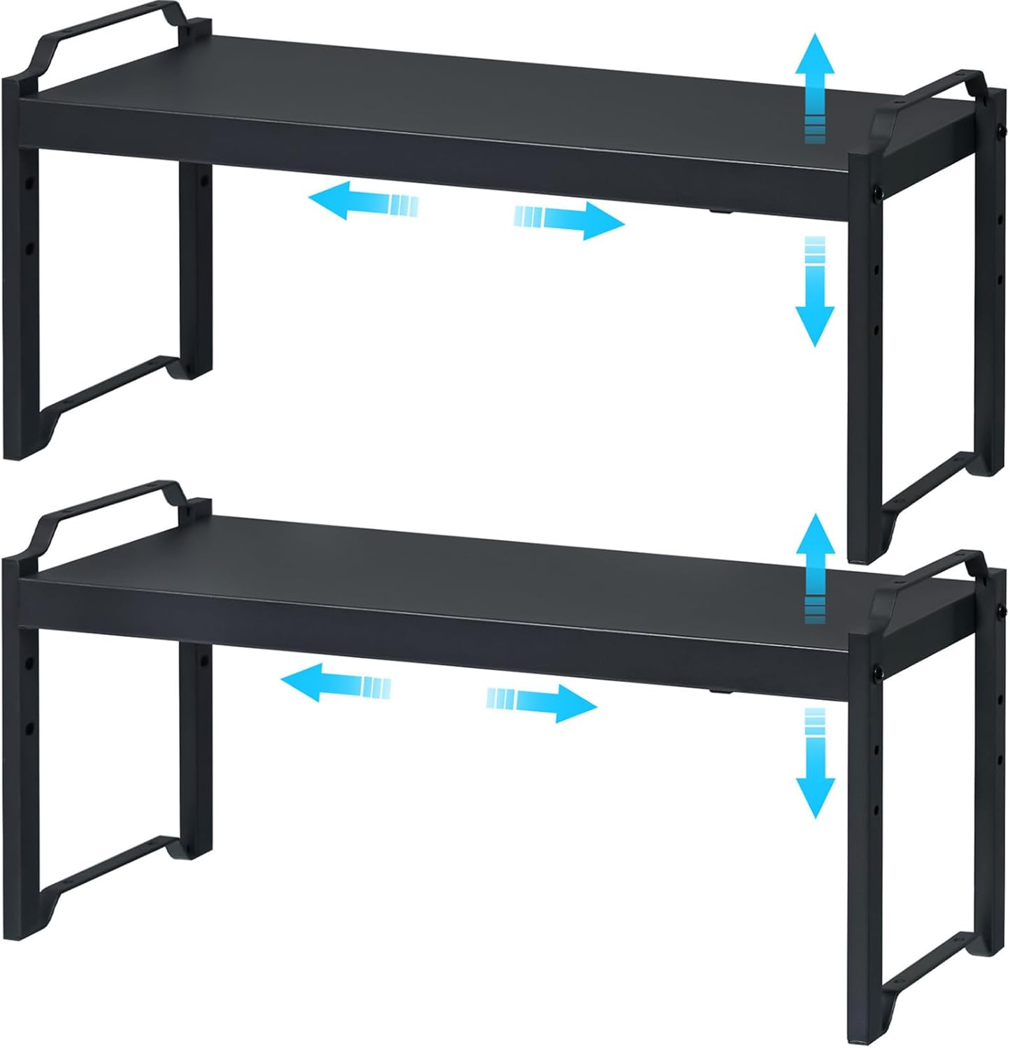 Expandable Cabinet Shelves for Kitchen Storage and Organization