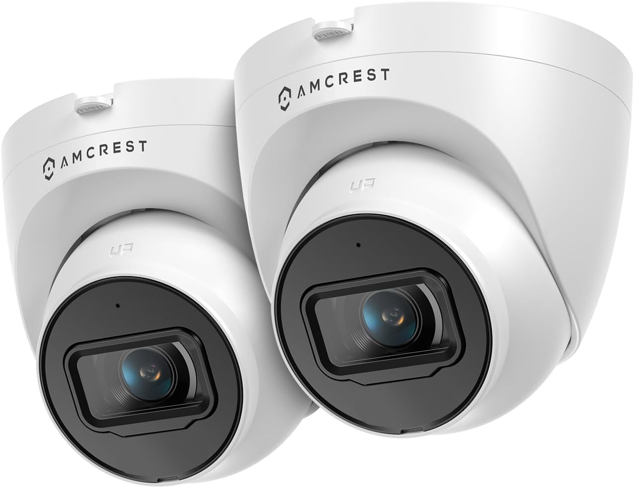 UltraHD 4K Outdoor Security IP Turret Camera Pack of 2