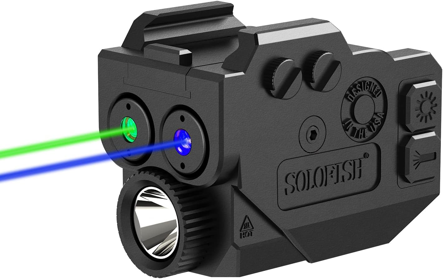 SOLOFISH 500lm Pistol Light with Adjustable Rail System