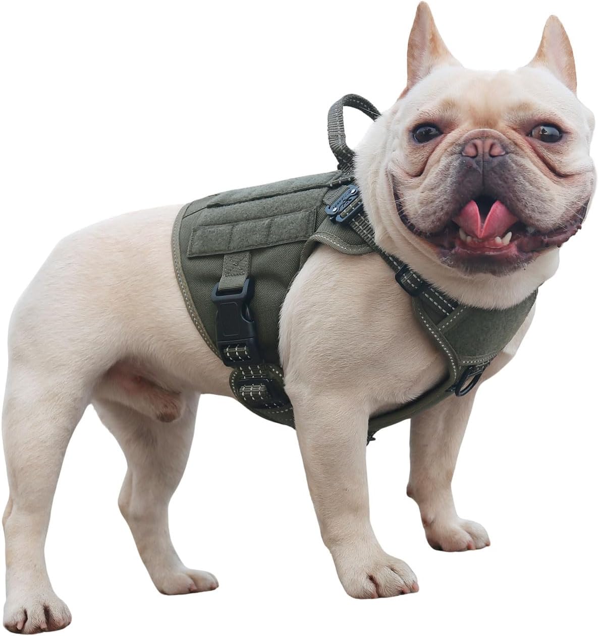 ICEFANG GN1 Reflective Tactical Dog Harness for Small Dogs
