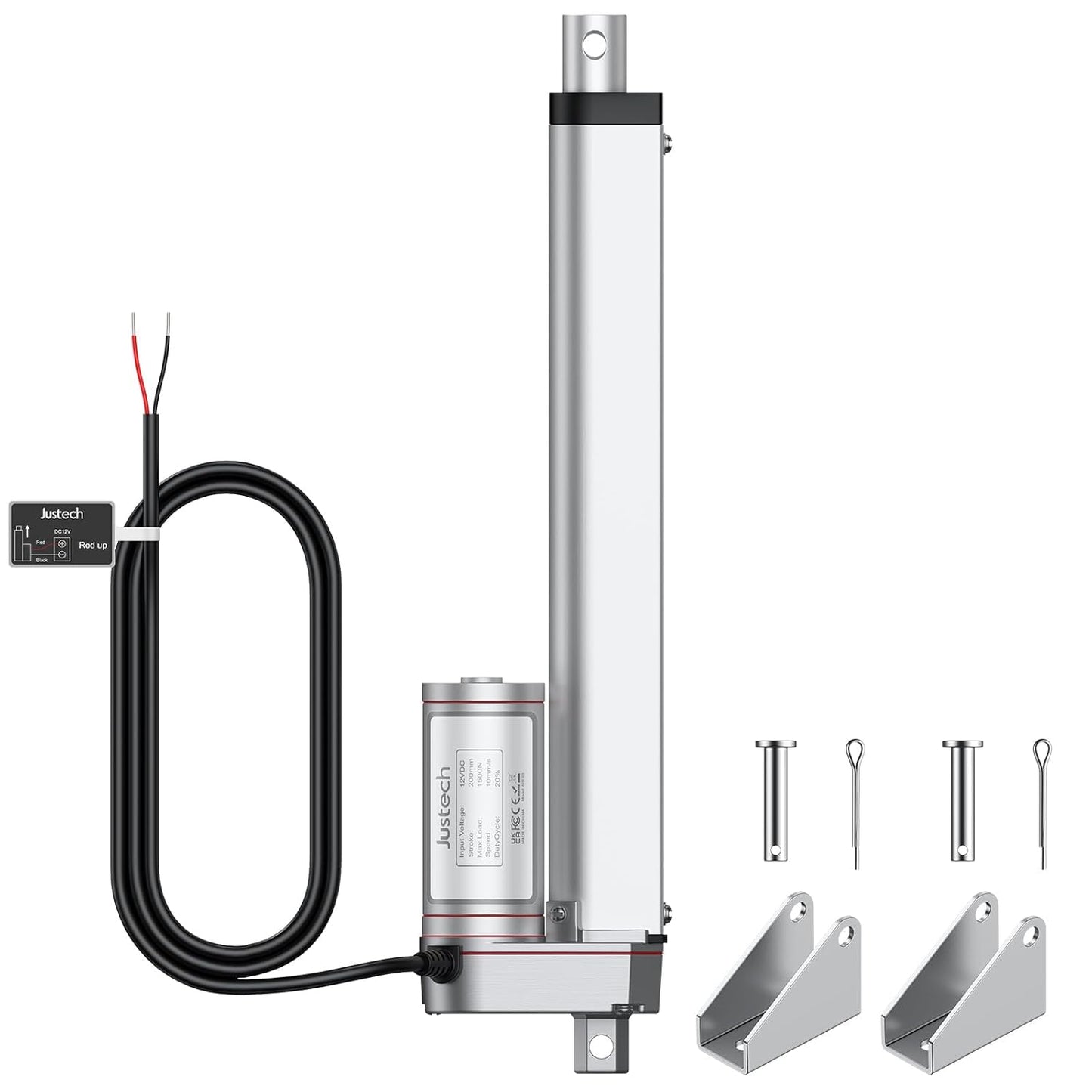 Justech 12V Heavy-Duty Linear Actuator for Versatile Automation