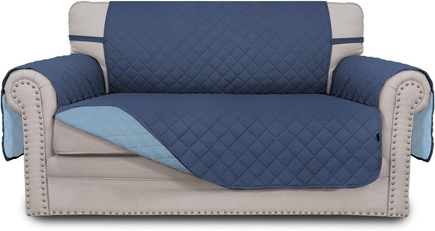 Easy-Going Reversible Loveseat Couch Cover for Pet Protection