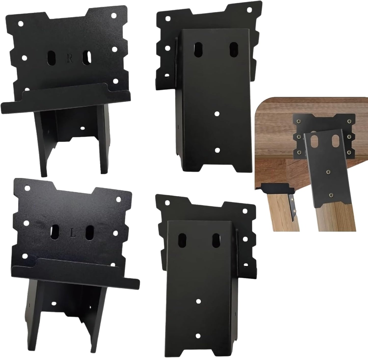 4x4 Outdoor Multi-Use Angle Brackets for Hunting Blinds