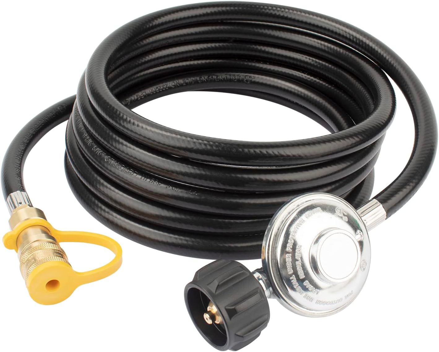 12ft Propane Hose for Big Buddy Heater - Easy Tank Connection