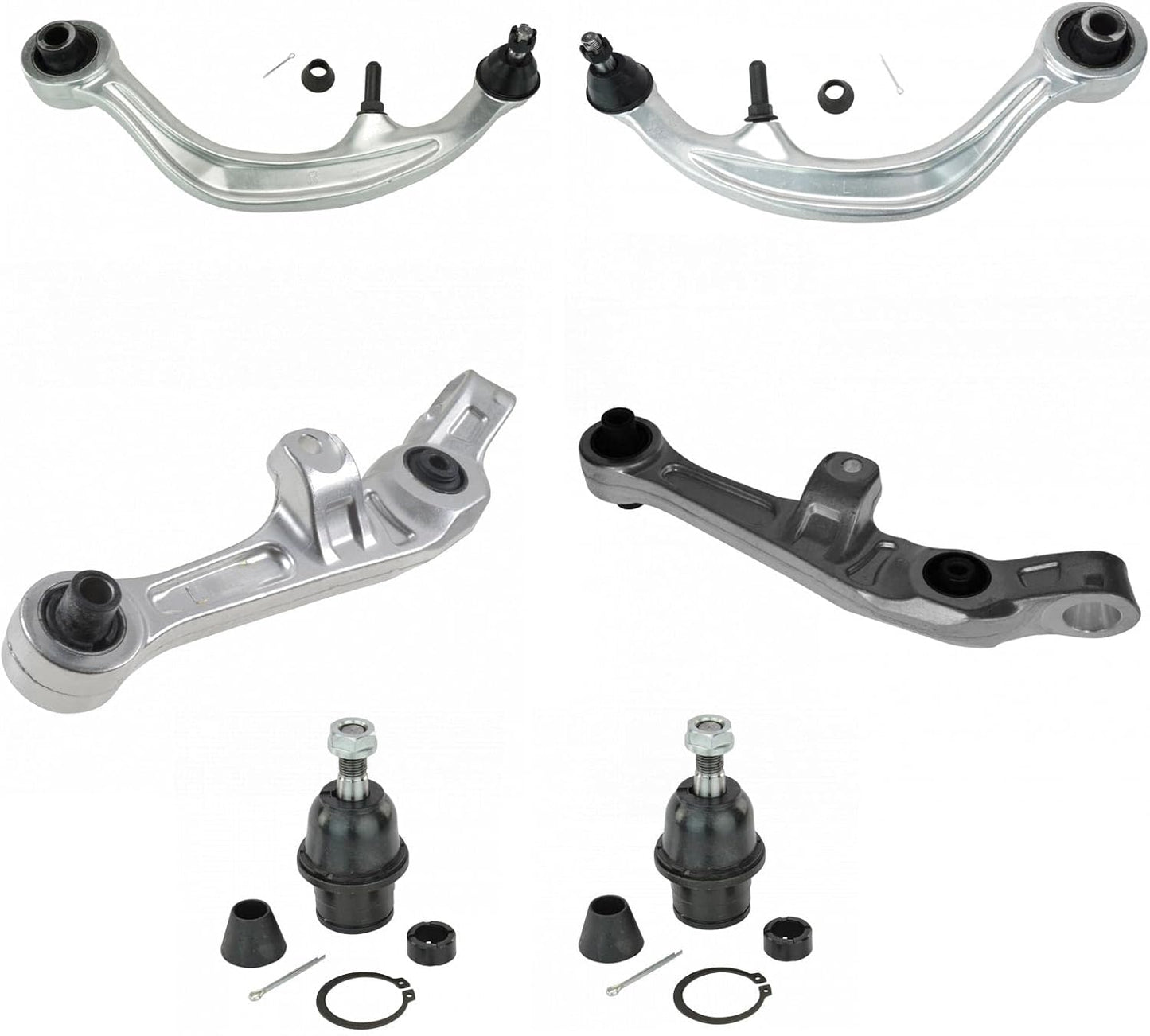 TRQ Front Lower Control Arm Set for 2003-2004 INFINITI G35