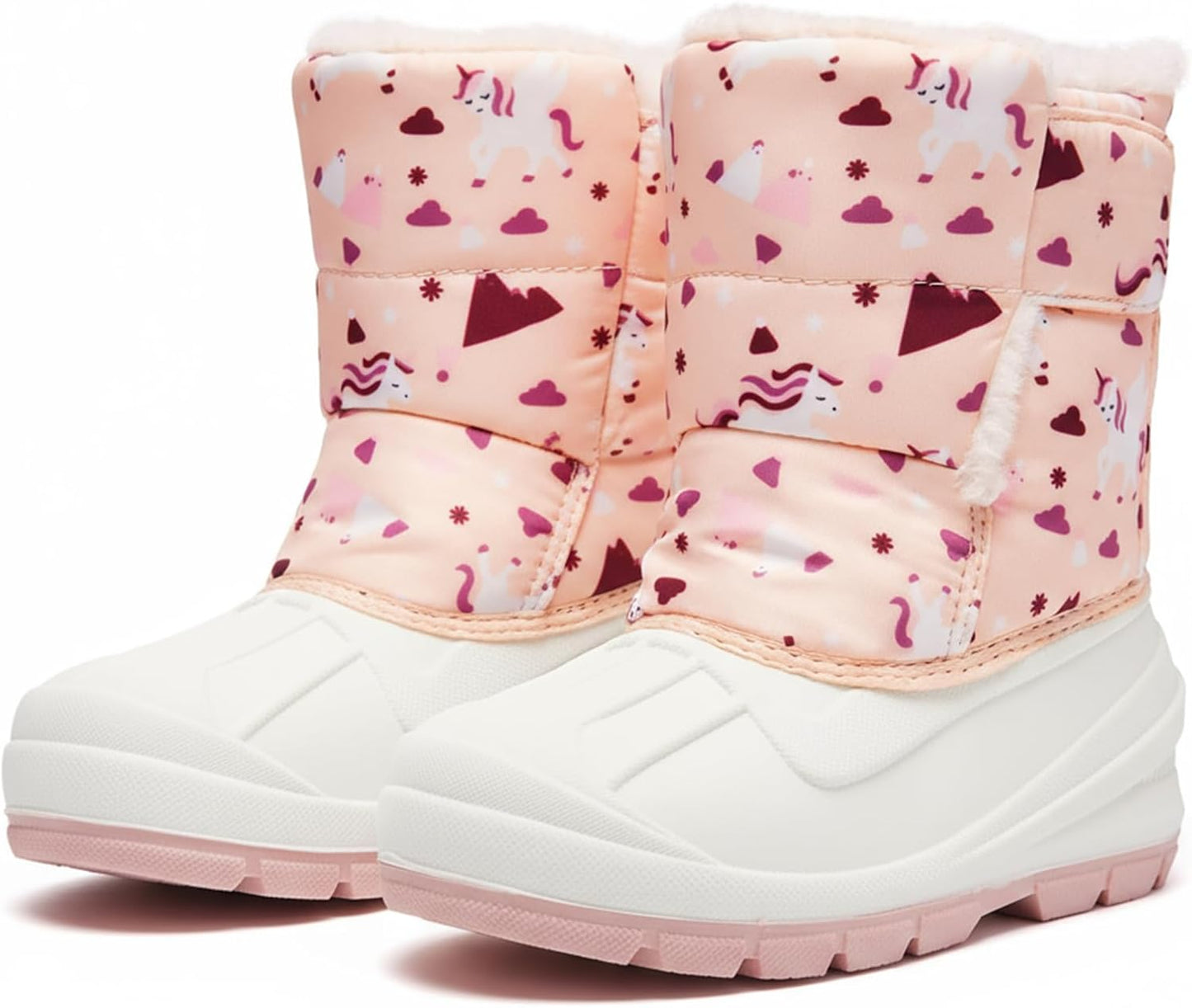 MORENDL Toddler Winter Snow Boots for Boys and Girls Hiking