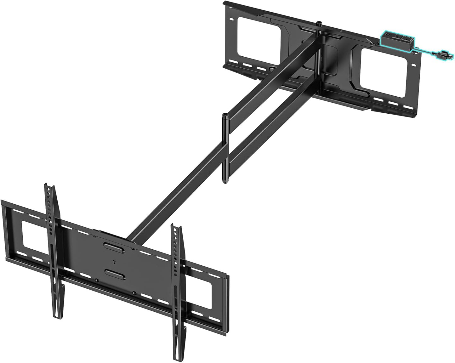 48 Inch Extension Long Arm TV Wall Mount with Power Strip