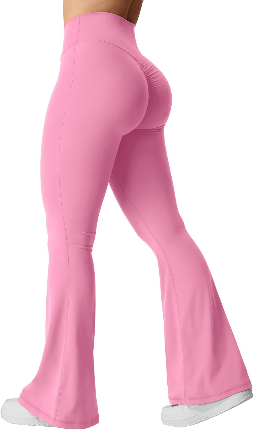 Kalie Flare Scrunch Leggings for Women with Tummy Control