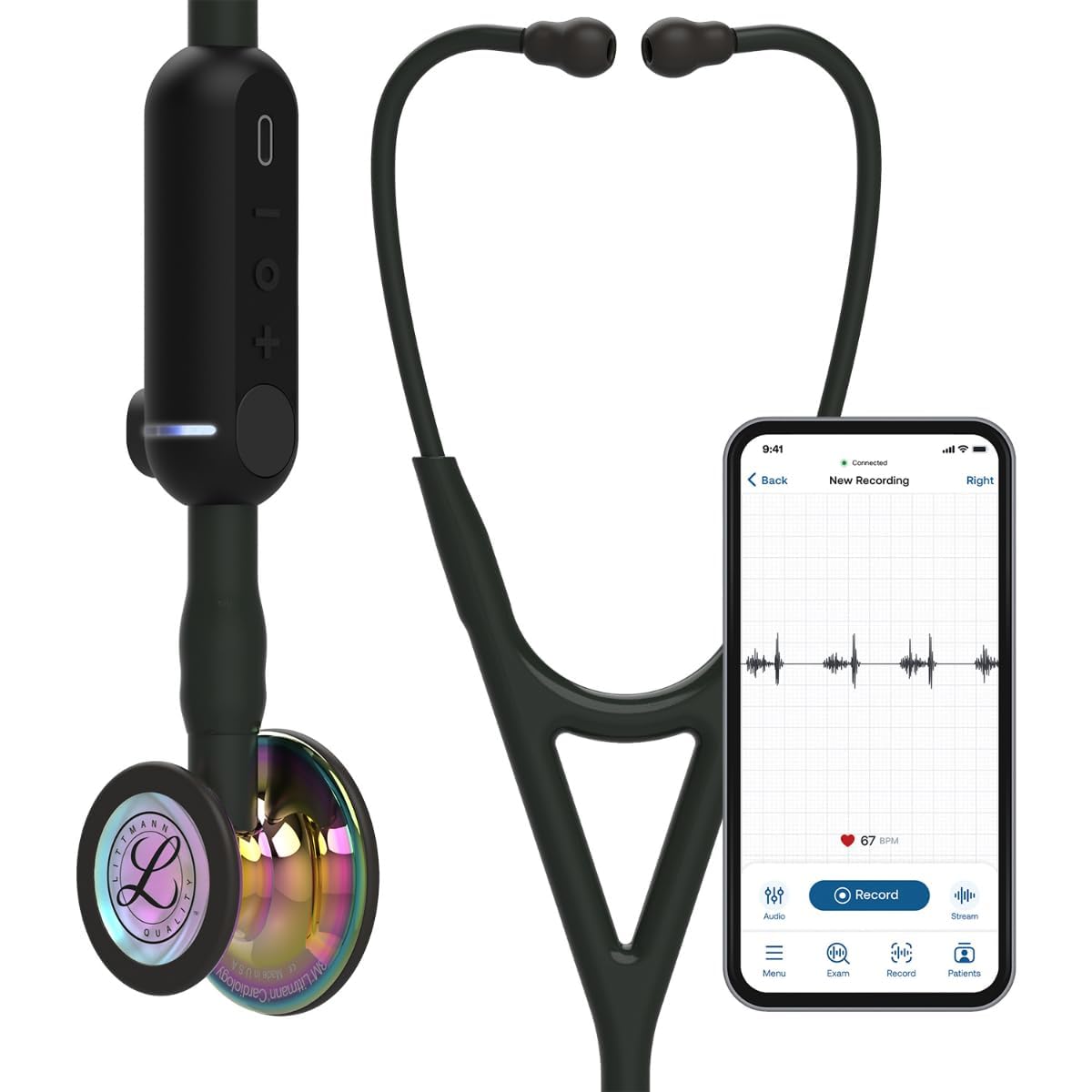 3M Littmann CORE Digital Stethoscope with Advanced Features