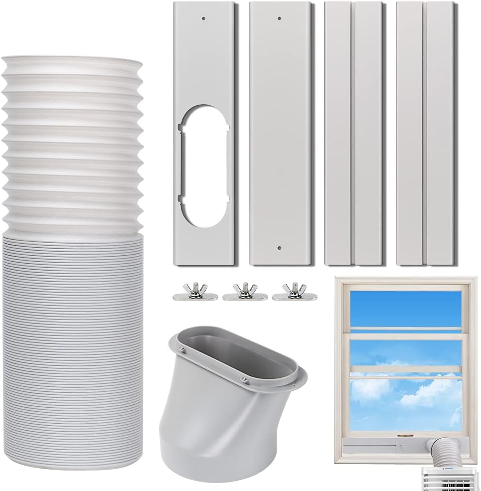 Universal AC Window Vent Kit, Adjustable Seal