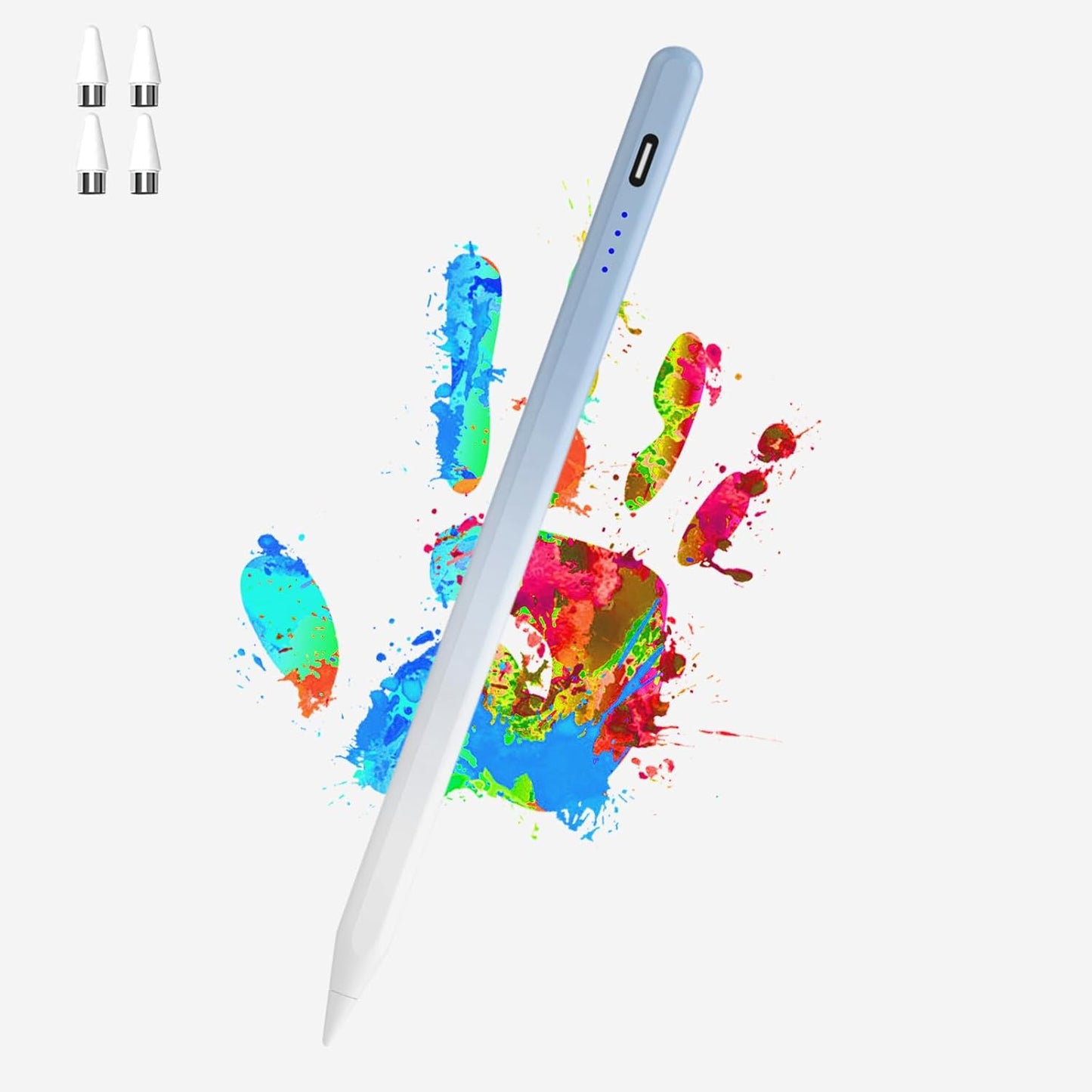 Rechargeable Stylus Pen for Touch Screens - Precision in Blue