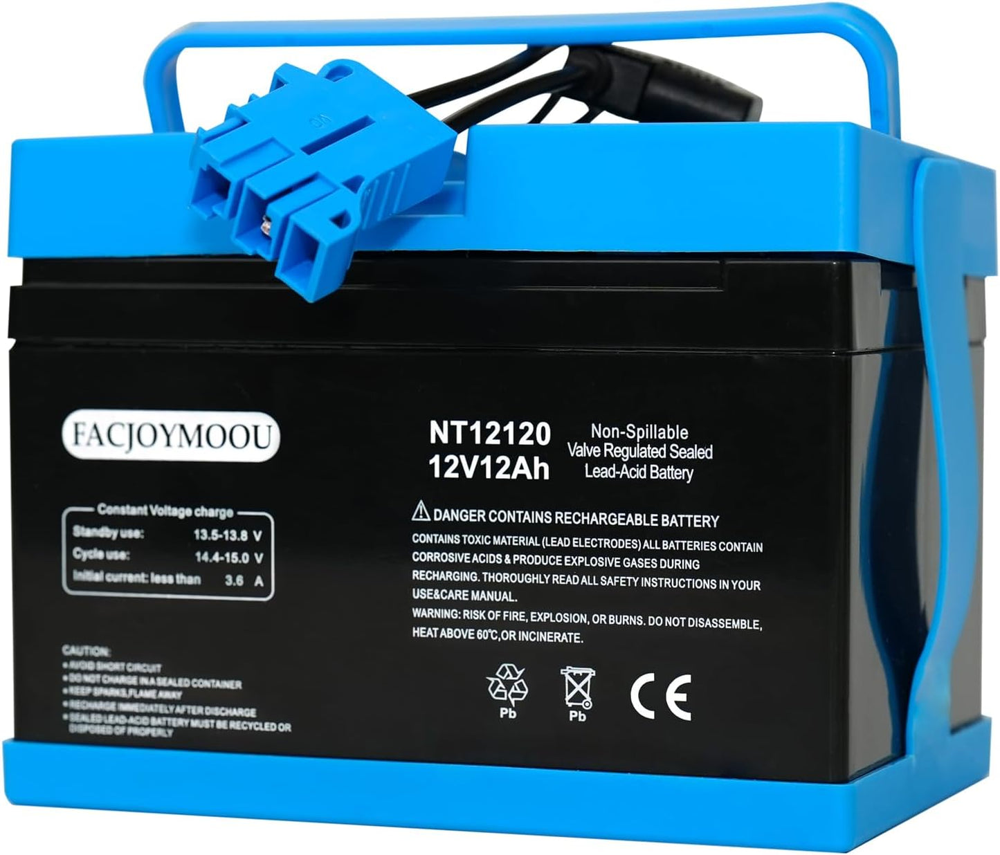 12 Volt Battery for Peg Perego Ride On Toys - 12ah Replacement