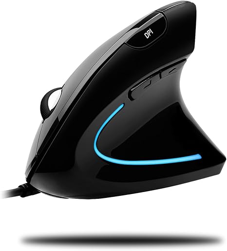 Adesso iMouseE1 Vertical Ergonomic Optical Mouse for Comfort