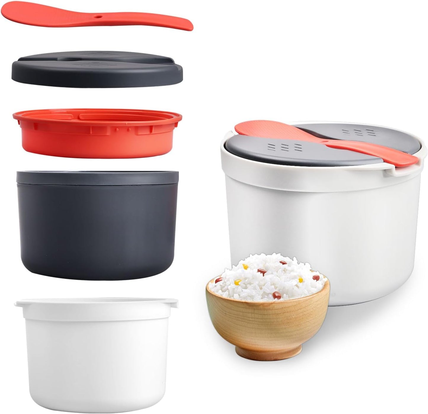 Effortless 2L Rice Steamer by Yallmie
