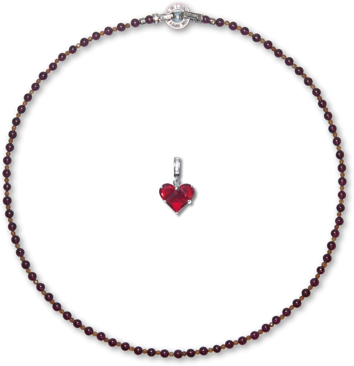 Natural Crystal Stone Beaded Necklace Choker for Unique Style