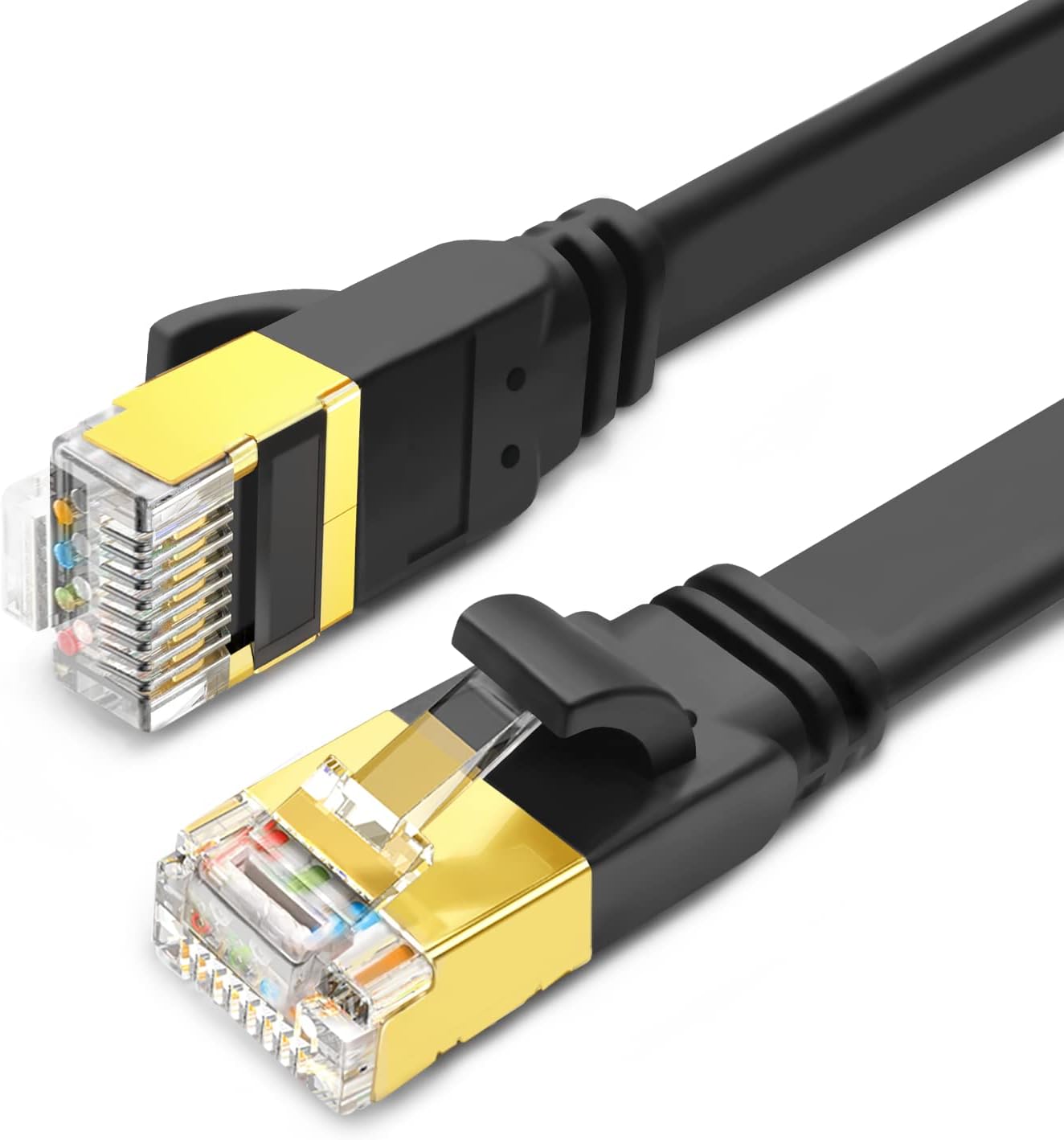 Ultra-Fast CAT 8 Ethernet Cable 6ft 2 Pack - 40Gbps Speed
