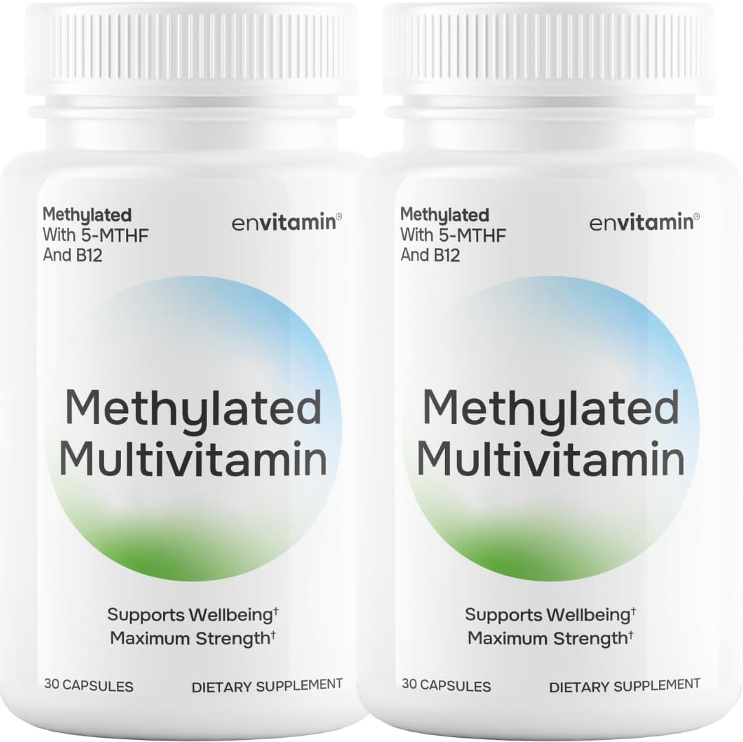 Methylated Multivitamin Complex with L Methylfolate 2 Pack
