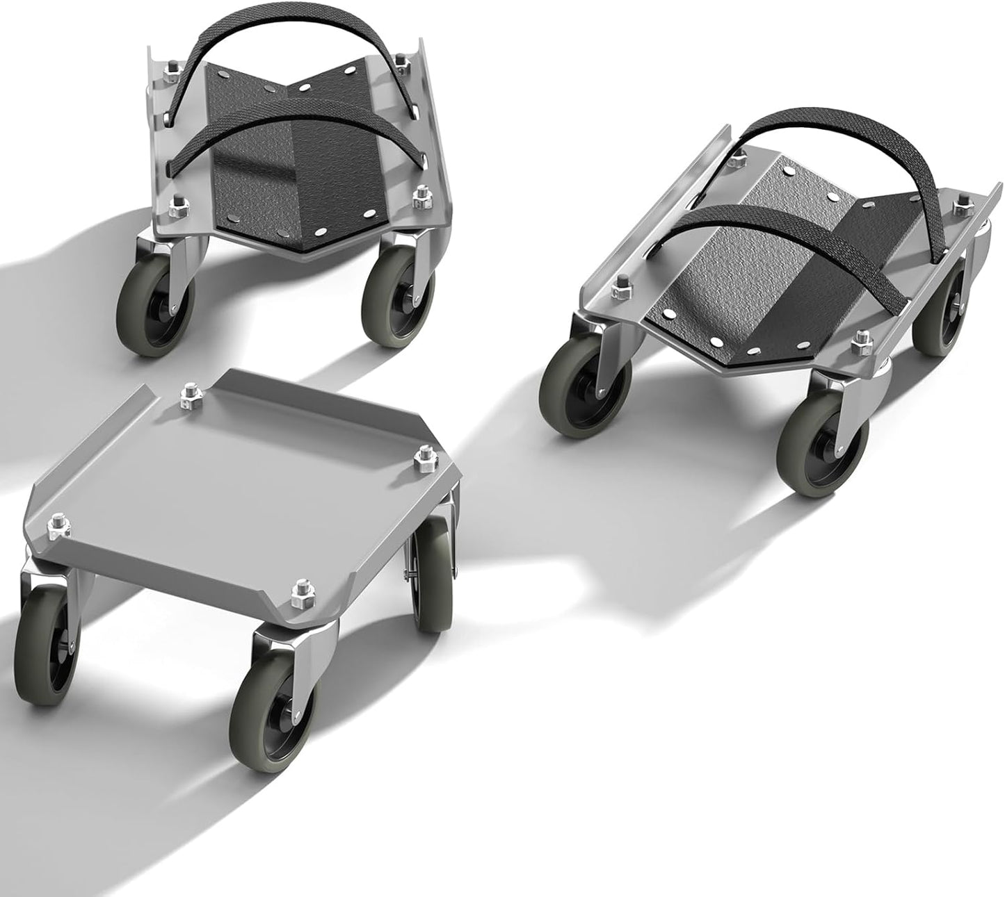 Heavy Duty Snowmobile Dolly Set with 1500 lbs Capacity and Casters