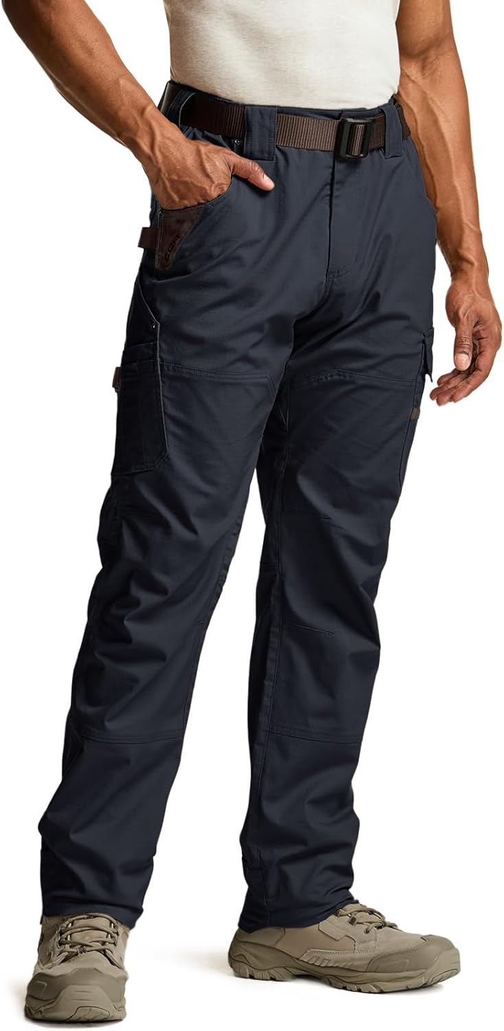 CQR Men's Quick Dry Work Pants for Tactical Outdoor Activities