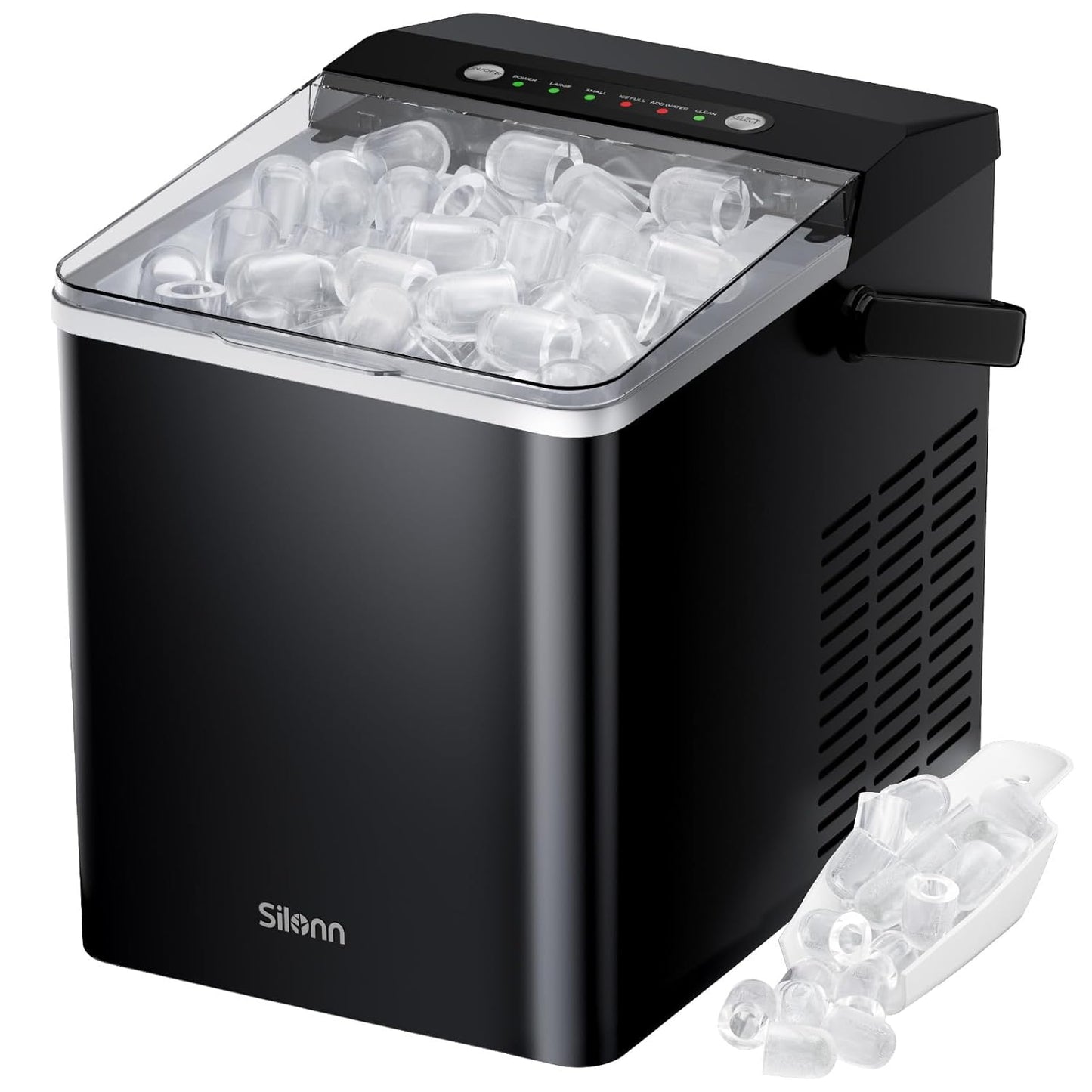 Silonn Portable Ice Maker: Fast 6 Min Ice Production
