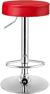 Modern Swivel Backless Round Barstool for Kitchen Dining