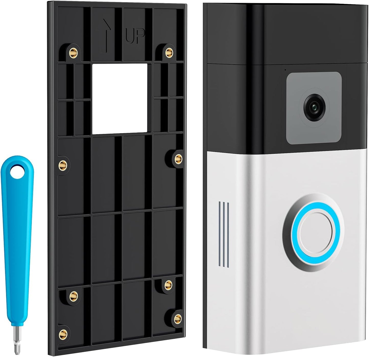 Securely Mount Ring Doorbell Without Drilling - Mamerry