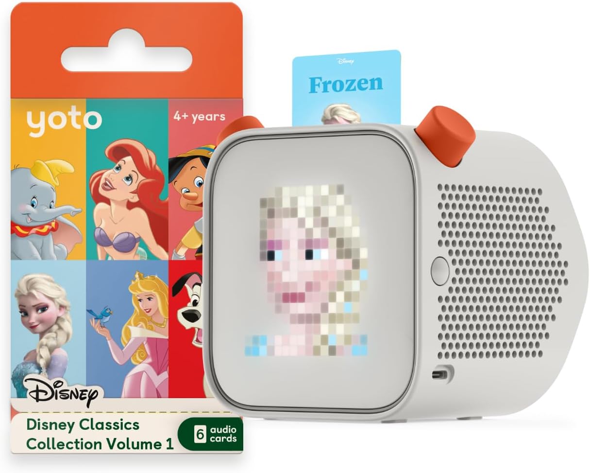Yoto Player 3rd Gen with Disney Classics Bundle for Kids Fun
