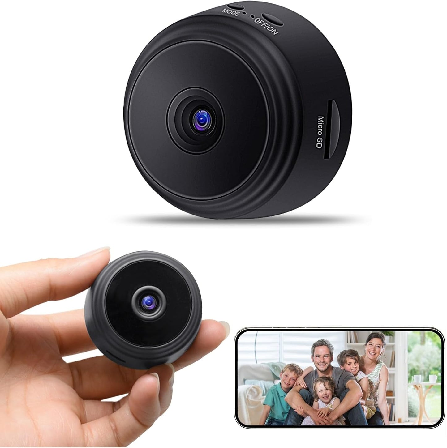 WiFi Hidden Camera - HD Nanny Cam - Spy Cam
