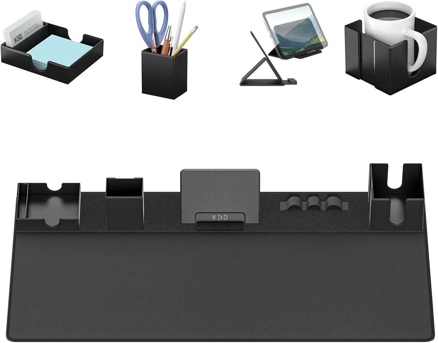 Desk Mat Organizer with Versatile Storage