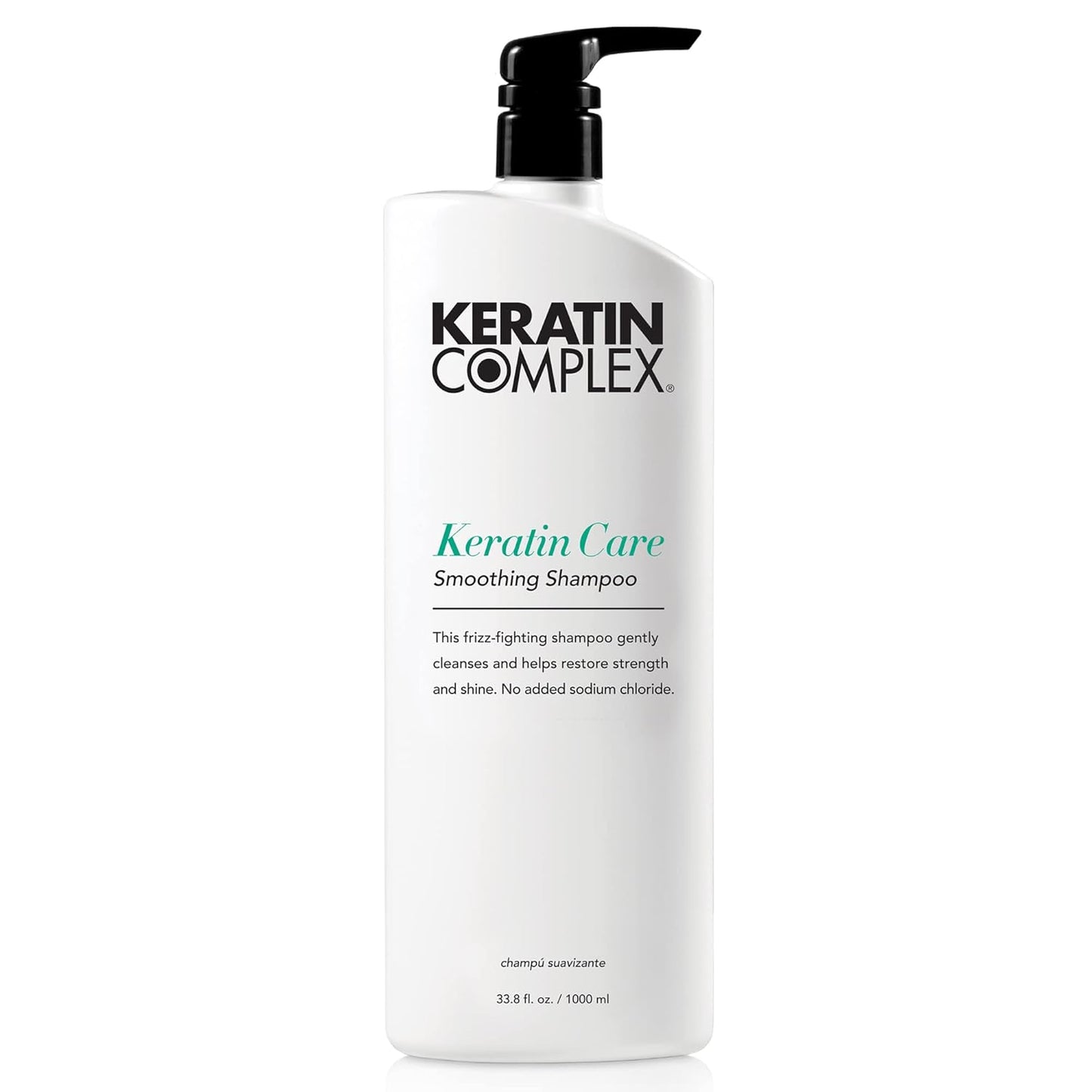 Keratin Care Smoothing Shampoo for Frizz-Free Hair - 33.8 fl oz