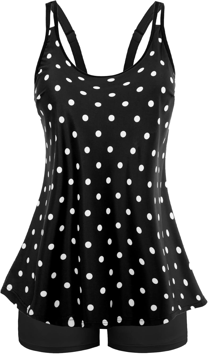 Arolina Tankini Swimsuits for Women with Tummy Control Design