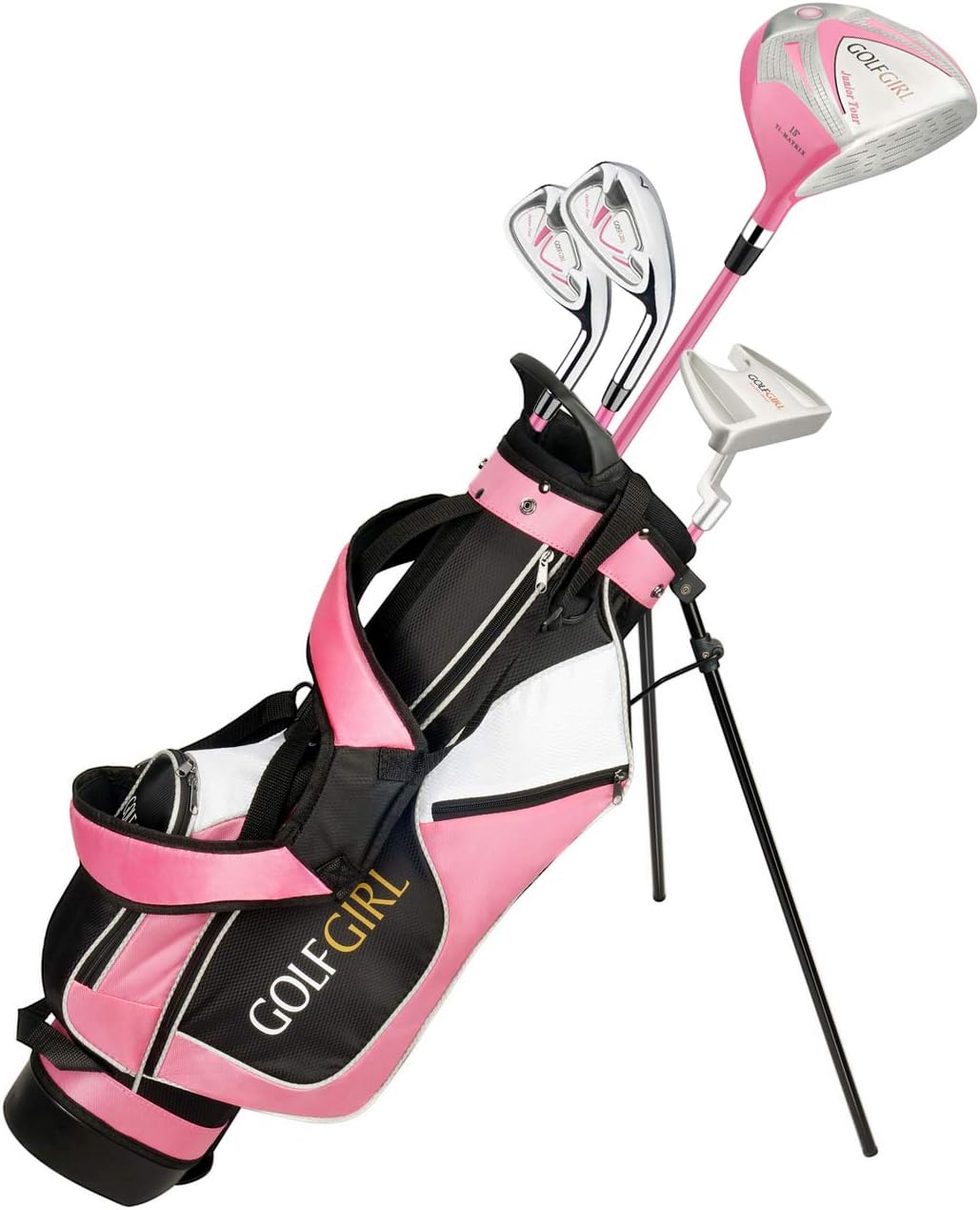 Golf Girl Junior Girls Golf Set V3 with Pink Clubs and Bag